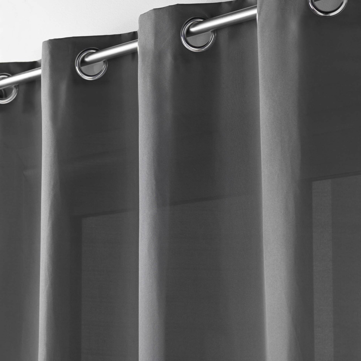 Κουρτίνα (140X260) με Τρουκς L-C Absolu Anthracite 1607233 Home Κουρτίνες Σαλονιού Spitishop
