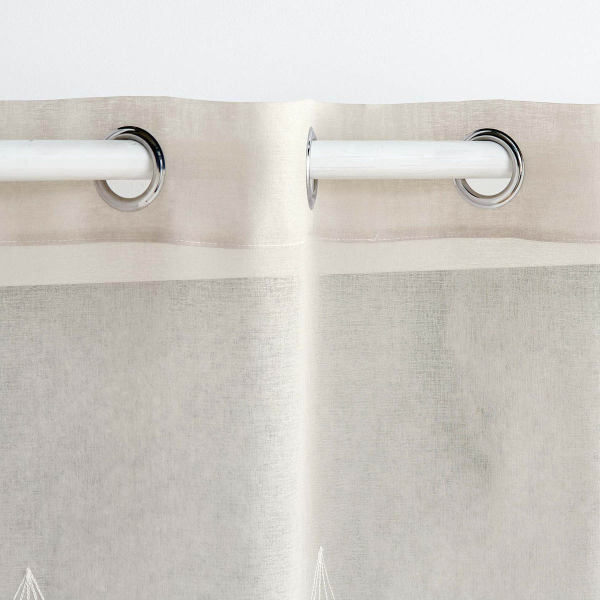 Κουρτίνα (140x240) Με Τρουκς L-C Galactee Taupe 1627519