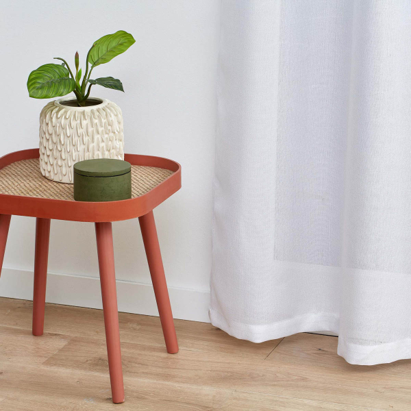 Κουρτίνα (140x260) Με Τρουκς L-C Zeline White 1612281