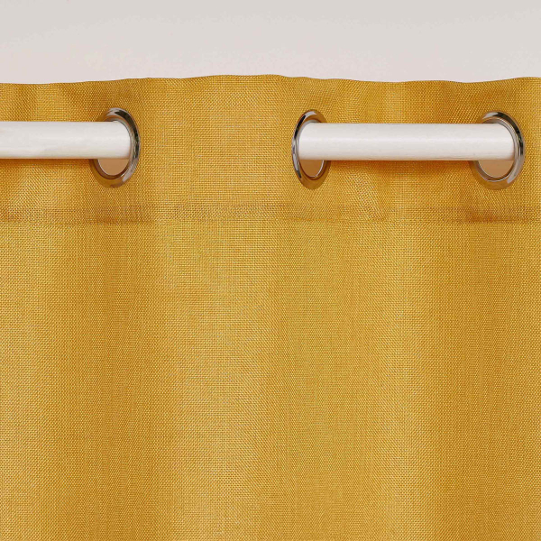 Κουρτίνα (140x260) Με Τρουκς L-C Zeline Yellow 1612285