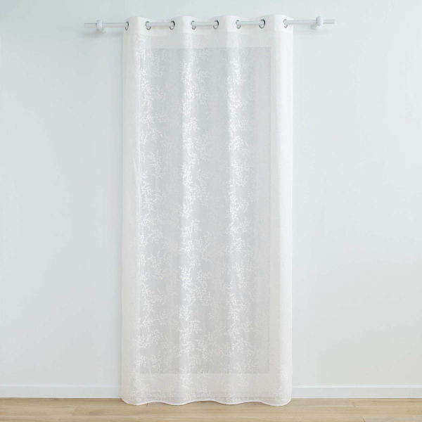 Κουρτίνα (140x280) Με Τρουκς L-C Karla White 1627576
