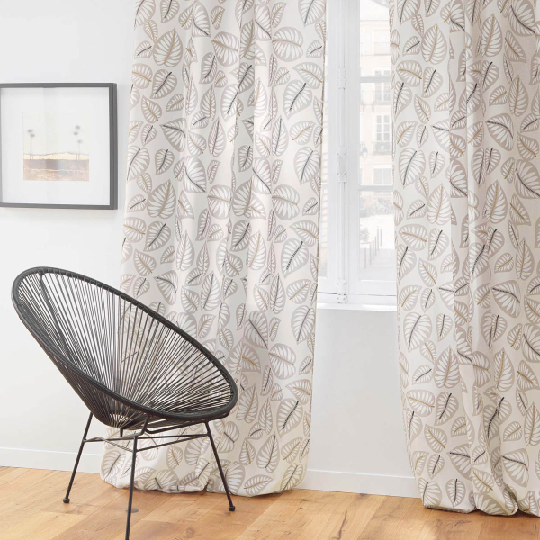 Κουρτίνα (140x260) Με Τρουκς L-C Alma Natural 1612260