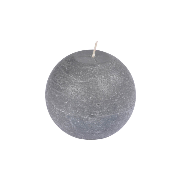 Κερί (Φ10x9) L-C Rustique Ball Dark Grey 6BPB005GF