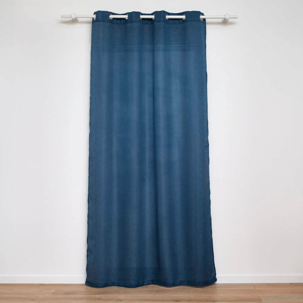 Κουρτίνα (140x280) Με Τρουκς L-C Zeline Indigo 1612347