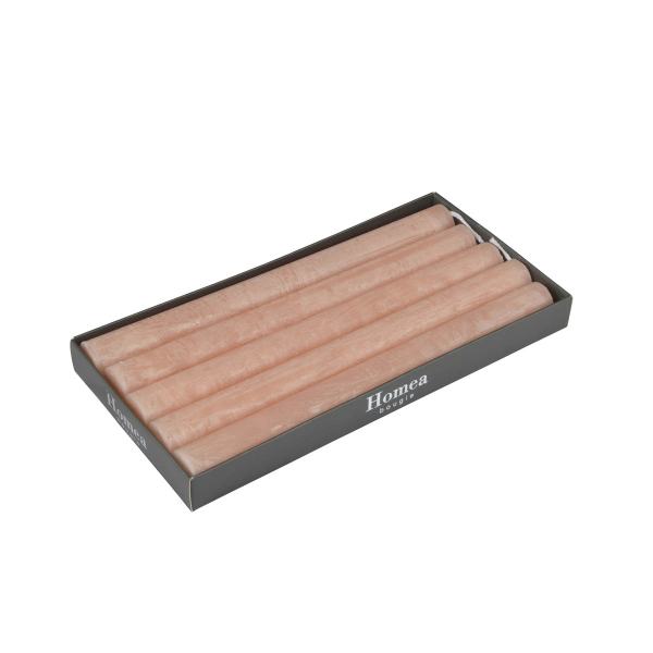 Κεριά Για Κηροπήγιο 20εκ. (Σετ 5τμχ) L-C Roustique Rose Poudre 6BGT002RP