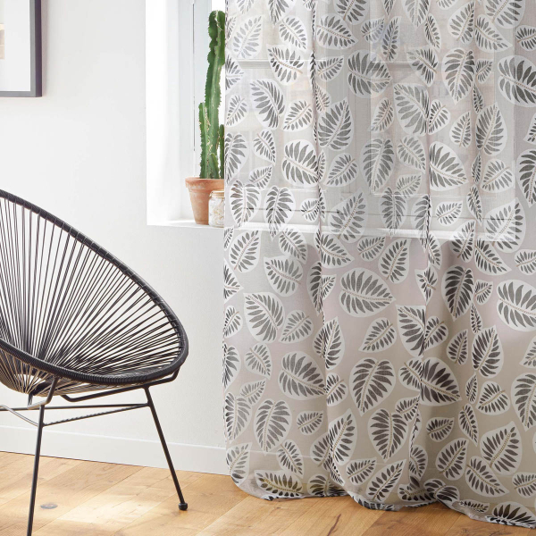 Κουρτίνα (140x240) Με Τρουκς L-C Alma Black 1627535