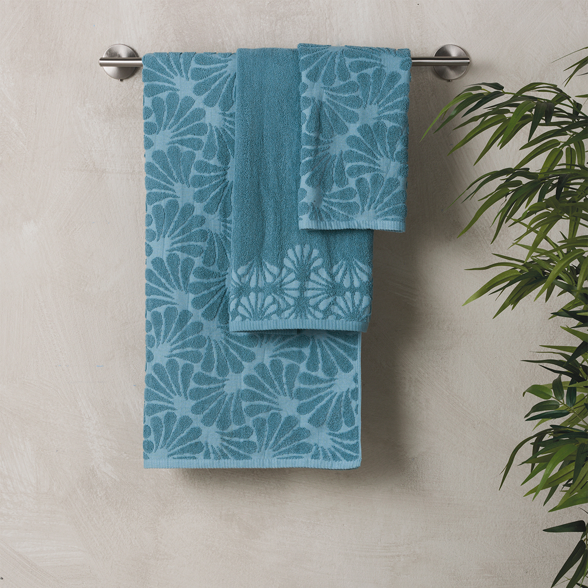 Πετσέτα Χεριών (30×50) Kentia Stylish Pika 01 Blue 550gsm