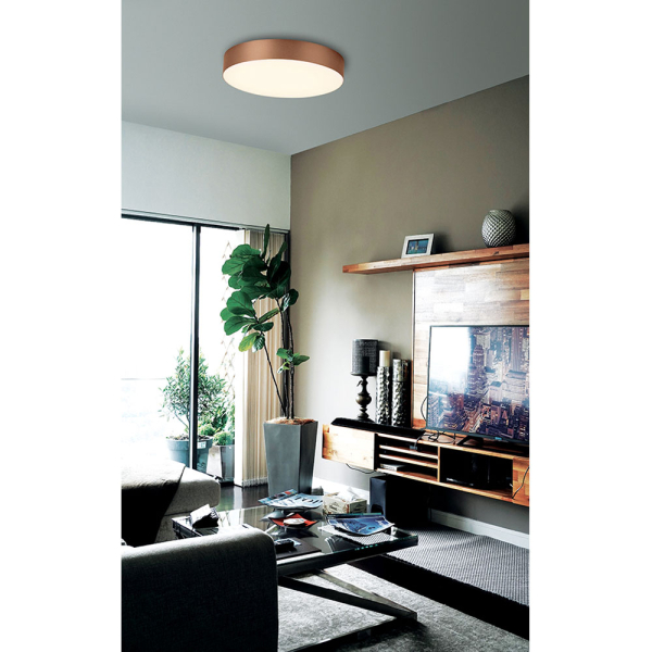 Φωτιστικό Πλαφονιέρα LED Viokef Bruce Copper 4235301