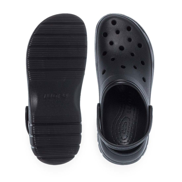 Παπούτσια Γυναικεία Θαλάσσης Με Πλατφόρμα Luofu By Parex 11929022 Μαύρο