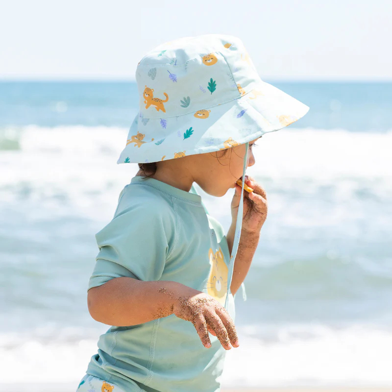 Παιδικό Καπέλο 2 Όψεων Με Αντιηλιακή Προστασία UPF50 Saro Jungle Cheetah