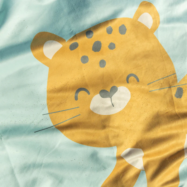 Παιδική Πετσέτα Θαλάσσης Microfiber (90x160) Saro Cheetah 64304