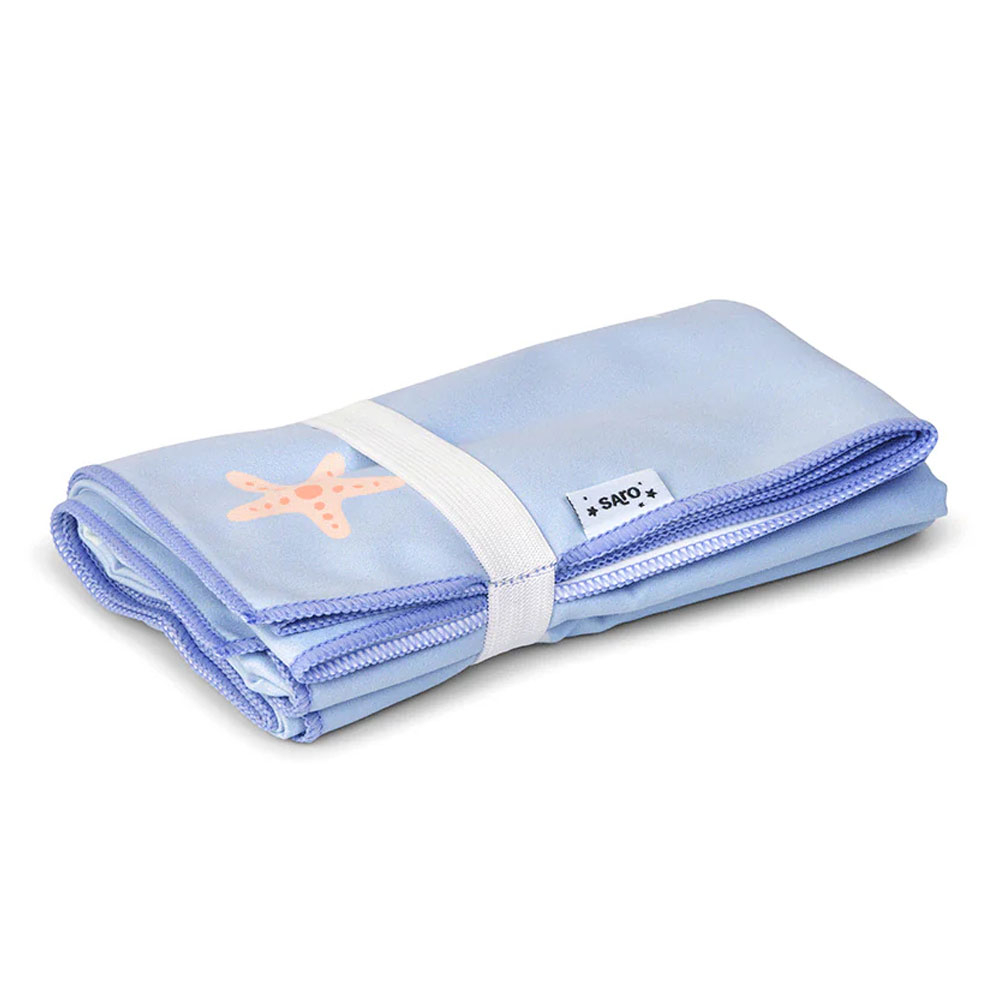 Παιδική Πετσέτα Θαλάσσης Microfiber (90X160) Saro Sailors 64305 Home Πετσέτες Παιδικές Spitishop