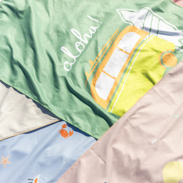 Παιδική Πετσέτα Θαλάσσης Microfiber (90x160) Saro Aloha 64309