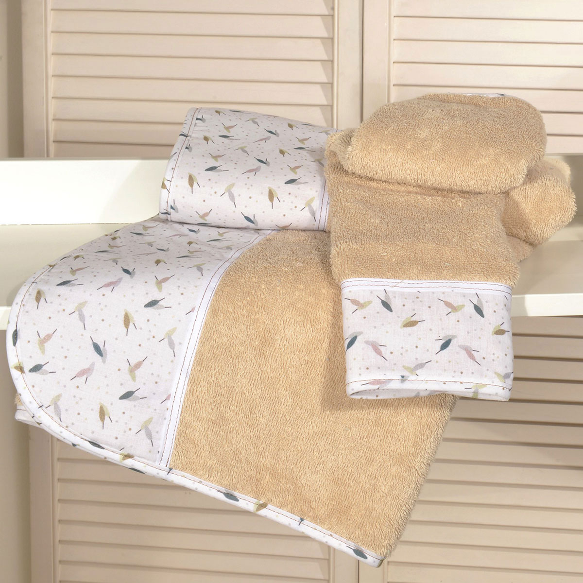 Baby Oliver Βρεφικές Πετσέτες (Σετ 2τμχ) Baby Oliver 46-6760/404-1