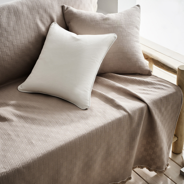 Διακοσμητική Μαξιλαροθήκη (43x43) Gofis Home Valerie Pure White 381/16