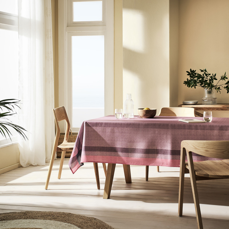 Αλέκιαστο Τραπεζομάντηλο (135x180) Gofis Home Eira Dusty Pink 406/17