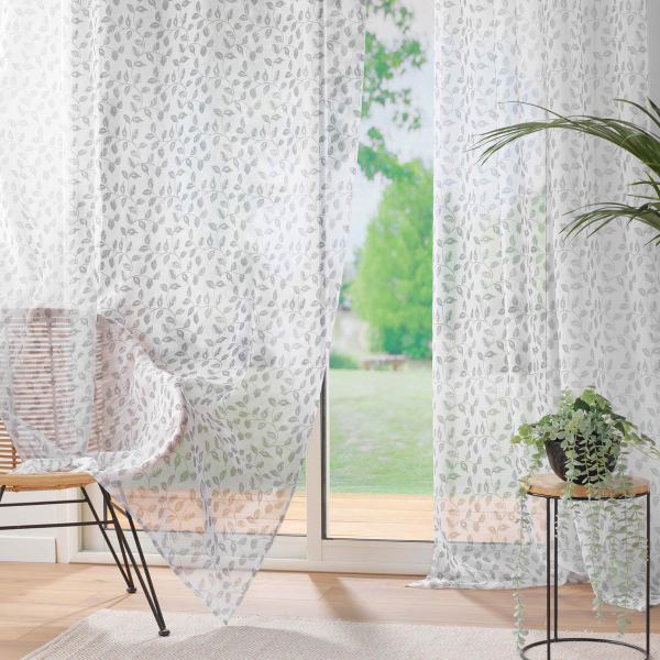 Κουρτίνα (137x240) Με Τρουκς L-C Farandole Grey 1627605