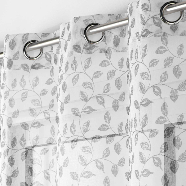 Κουρτίνα (137x240) Με Τρουκς L-C Farandole Grey 1627605