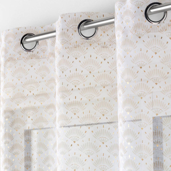 Κουρτίνα (140x240) Με Τρουκς L-C Lorea Natural 1627497