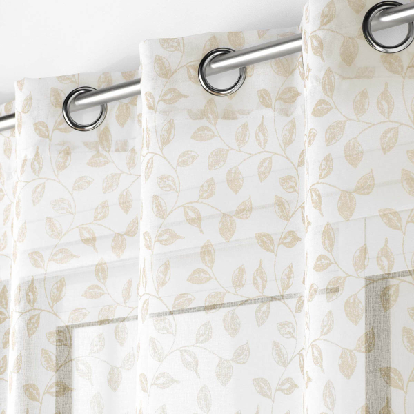 Κουρτίνα (137x240) Με Τρουκς L-C Farandole Natural 1627606