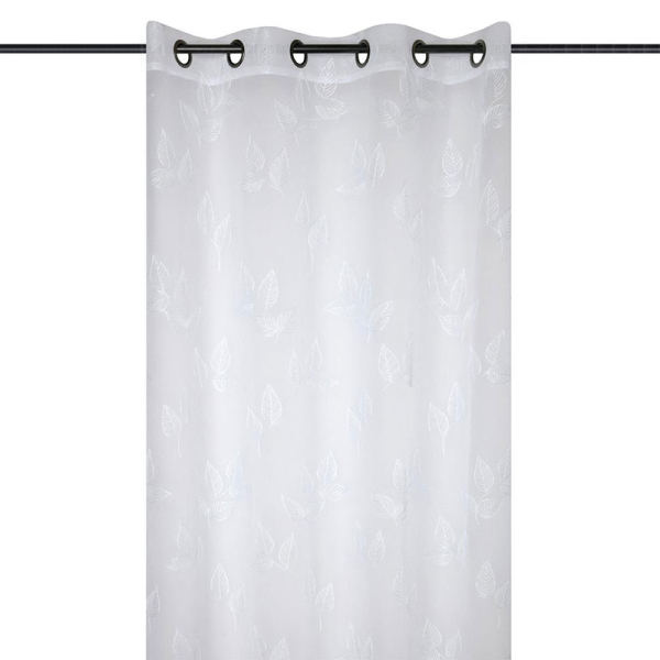 Κουρτίνα (140x260) Με Τρουκς S-F Manisa Blanc R6D154001VL