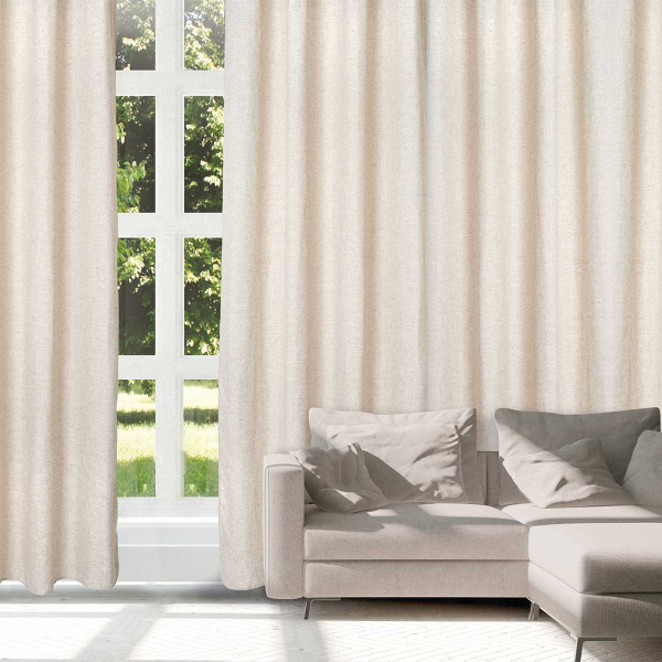 Κουρτίνα (140x270) Με Τρουκς Das Home 2250 Beige
