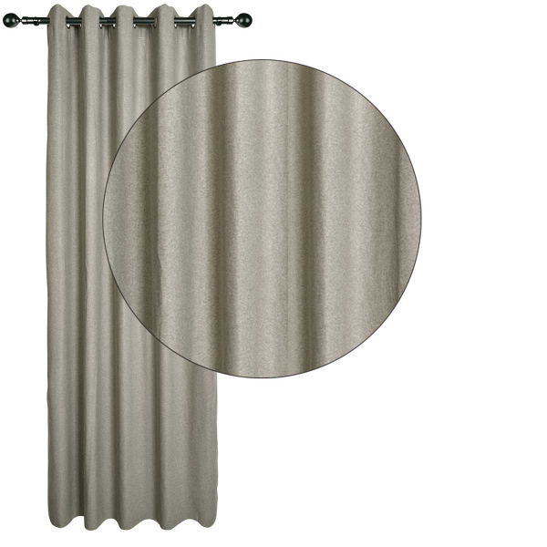 Κουρτίνα (140x270) Με Τρουκς Das Home 2260 Σκούρο Σπαγγί