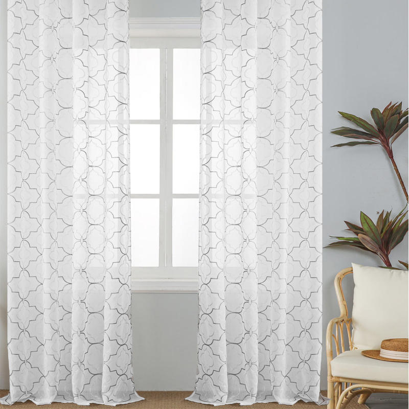 Κουρτίνα (140x285) Με Τρουκς Whitegg K0158-2