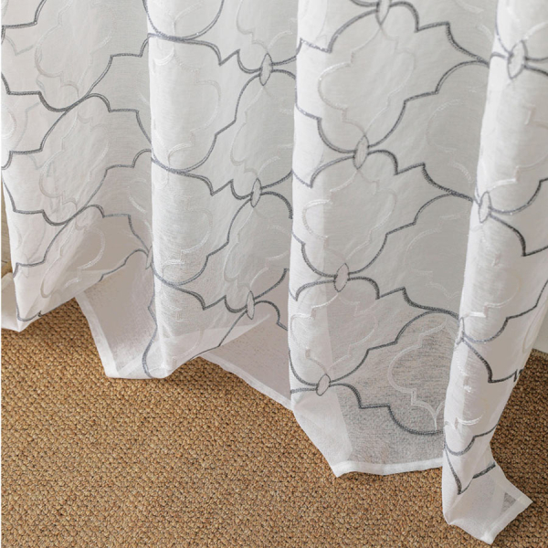 Κουρτίνα (140x285) Με Τρουκς Whitegg K0158-2