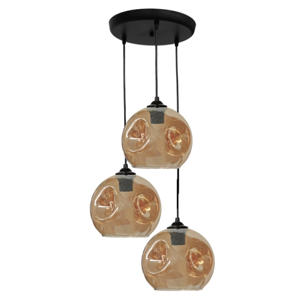 Φωτιστικό Οροφής Τρίφωτο Heronia Pop 02-0391 Meli