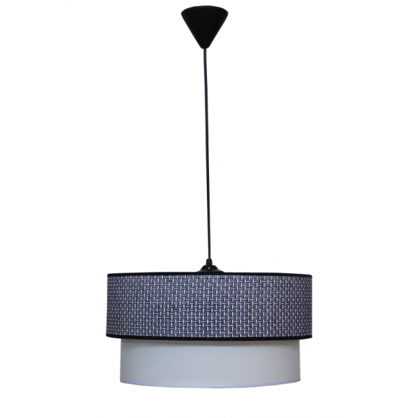 Φωτιστικό Οροφής Μονόφωτο Heronia HK-10 14-0266 Black/White