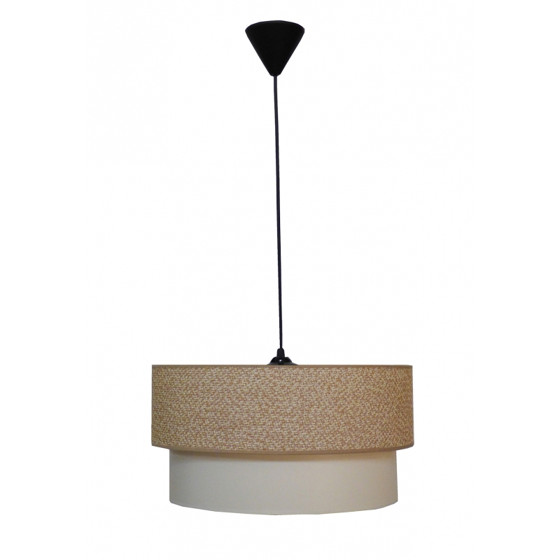 Φωτιστικό Οροφής Μονόφωτο Heronia HK-10 14-0279 Brown/Cream