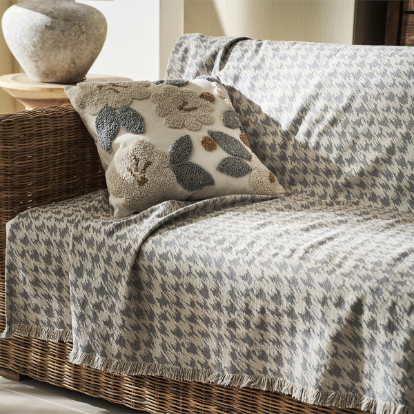 Ριχτάρι Πολυθρόνας (180x180) Gofis Home Mireya Sky Grey 252/15