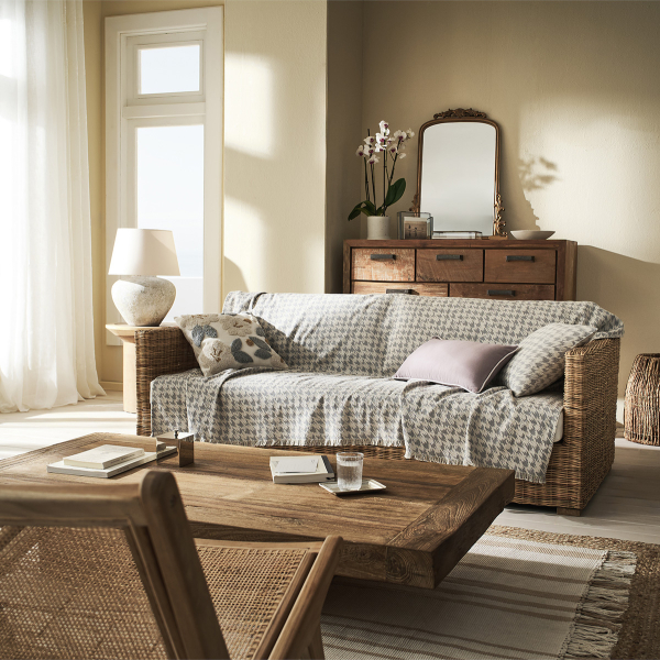 Ριχτάρι Καναπέ Τριθέσιου (180x310) Gofis Home Mireya Sky Grey 252/15