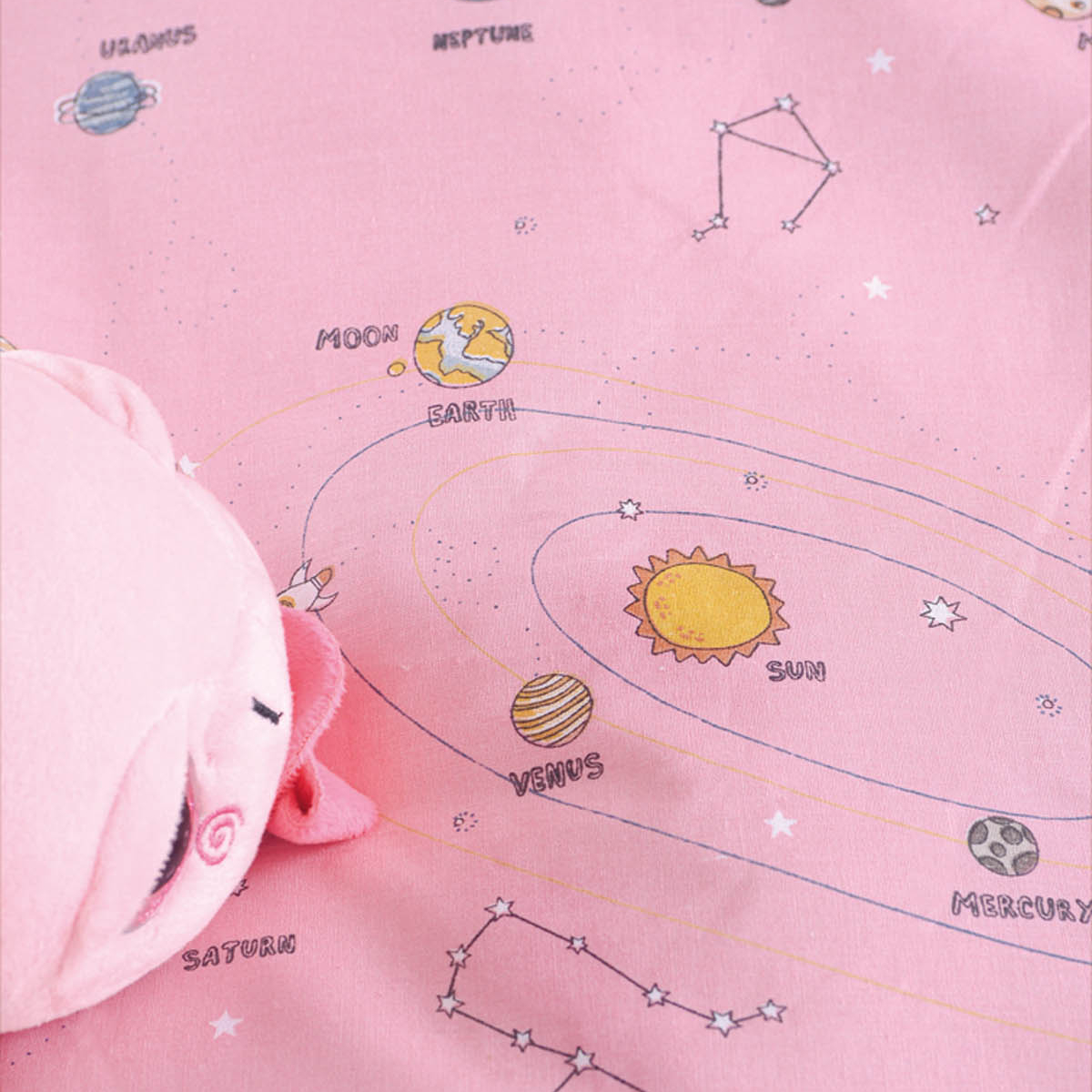 Σεντόνι Λίκνου Επίπεδο (80x110) Rythmos Venus Pink φωτογραφία