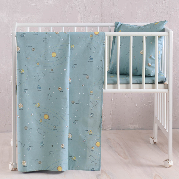 Παπλωματοθήκη Κούνιας (Σετ 110x160) Rythmos Venus Green