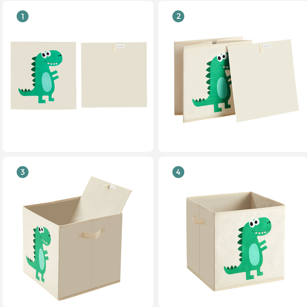 Κουτιά Αποθήκευσης (Σετ 3τμχ) Songmics RFB704W03