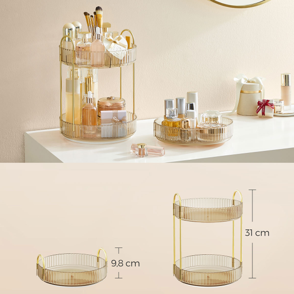 Περιστρεφόμενη Θήκη Οργάνωσης Καλλυντικών (Φ23x31) Songmics JKA012A01