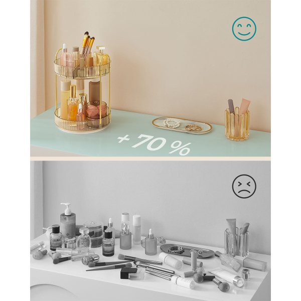 Περιστρεφόμενη Θήκη Οργάνωσης Καλλυντικών (Φ23x31) Songmics JKA012A01