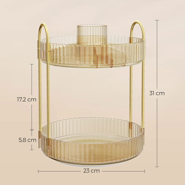 Περιστρεφόμενη Θήκη Οργάνωσης Καλλυντικών (Φ23x31) Songmics JKA012A01