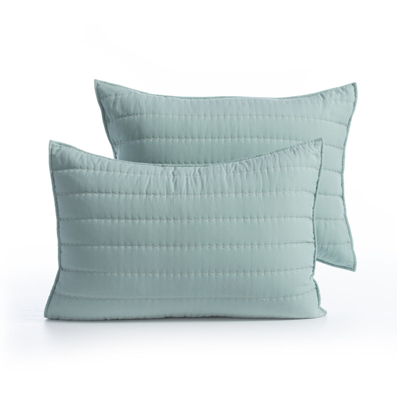 Ζεύγος Μαξιλαροθήκες Καπιτονέ (52x72) Nef-Nef Homeware Colorfull Aqua