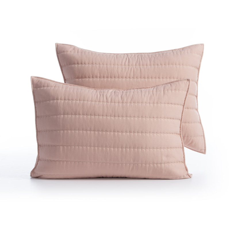 Ζεύγος Μαξιλαροθήκες Καπιτονέ (52x72) Nef-Nef Homeware Colorfull English Rose