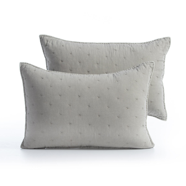 Ζεύγος Μαξιλαροθήκες Καπιτονέ (52x72) Nef-Nef Homeware Serenity Eydis Linen