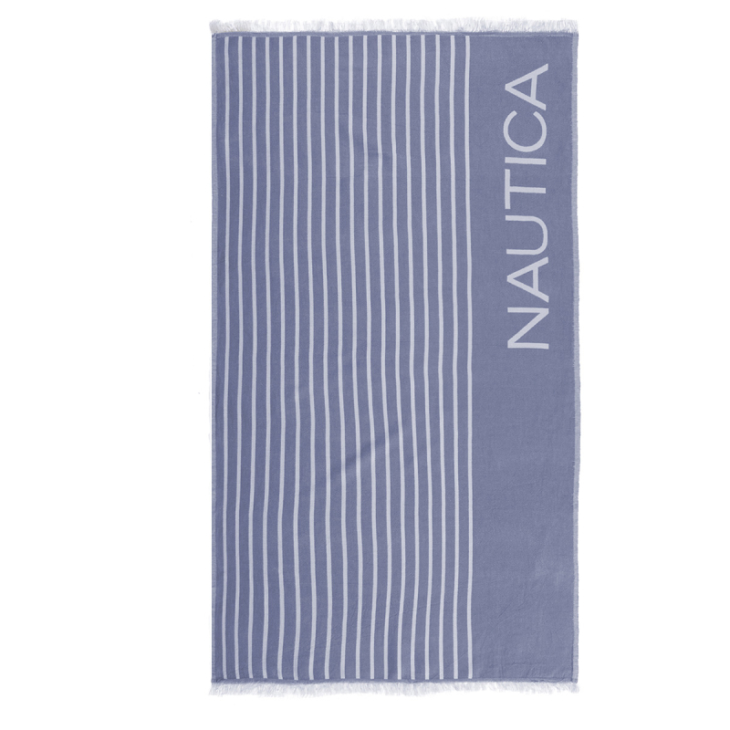 Πετσέτα Θαλάσσης - Παρεό (90x170) Nautica By Nef-Nef Homeware Stripe Denim