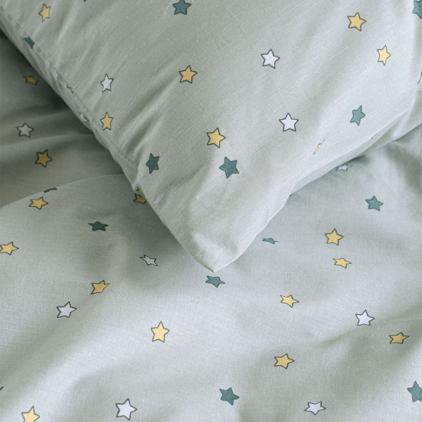 Παπλωματοθήκη Μονή (Σετ 160x250) Rythmos Symbol Blaze Green