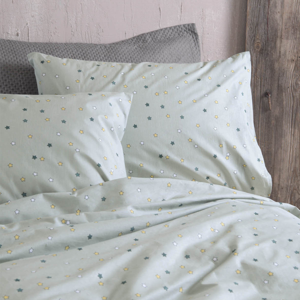 Πάπλωμα Μονό (Σετ 160x240) Rythmos Symbol Blaze Green