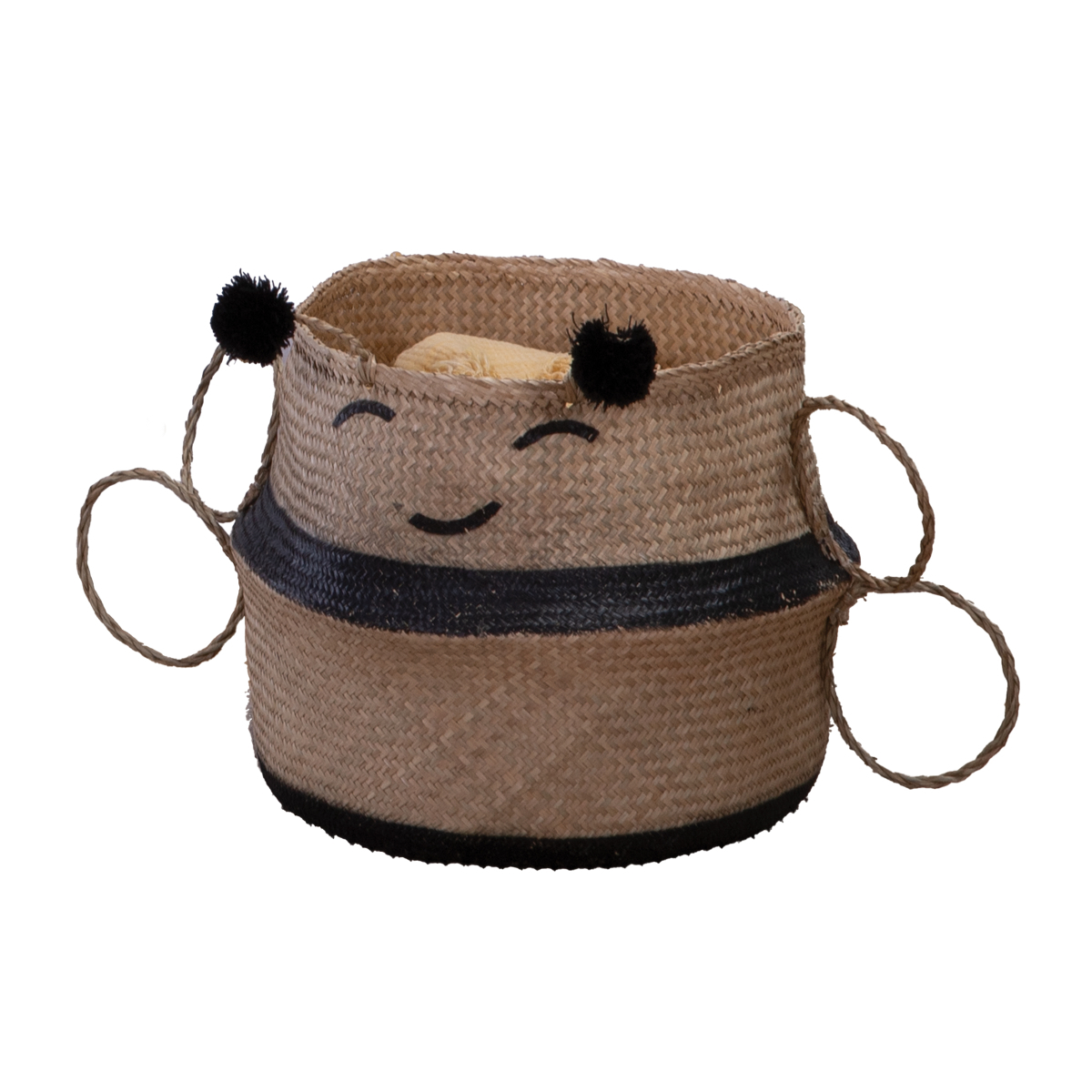 Καλάθι Αποθήκευσης (Φ40X35) Nef-Nef Homeware Bee Home Οργάνωση & Αποθήκευση Βρεφικού - Παιδικού Spitishop