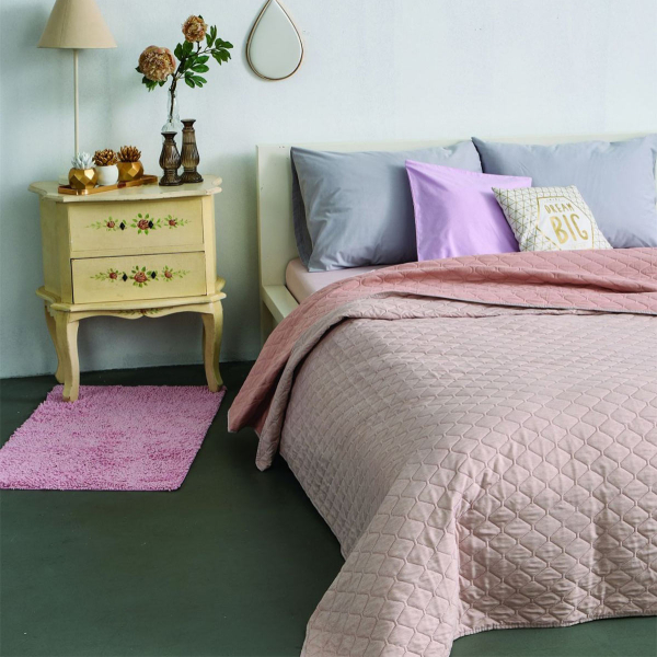 Κουβερλί Μονό (160x240) 2 Όψεων Sb Home Molly Sand