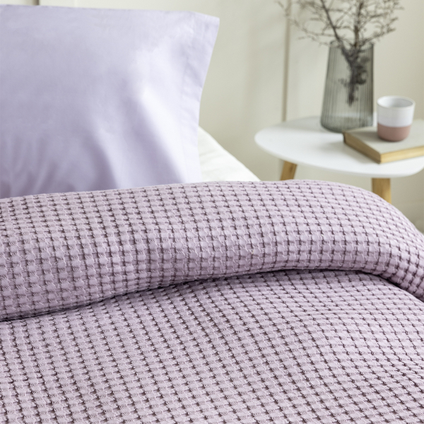 Κουβέρτα Πικέ Μονή (160x240) Nima Comfy Warm Lilac