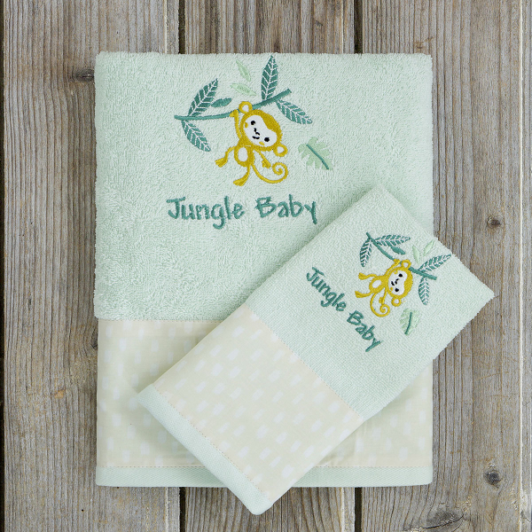 Παιδικές Πετσέτες (Σετ 2τμχ) Kocoon Jungle Baby 400gsm
